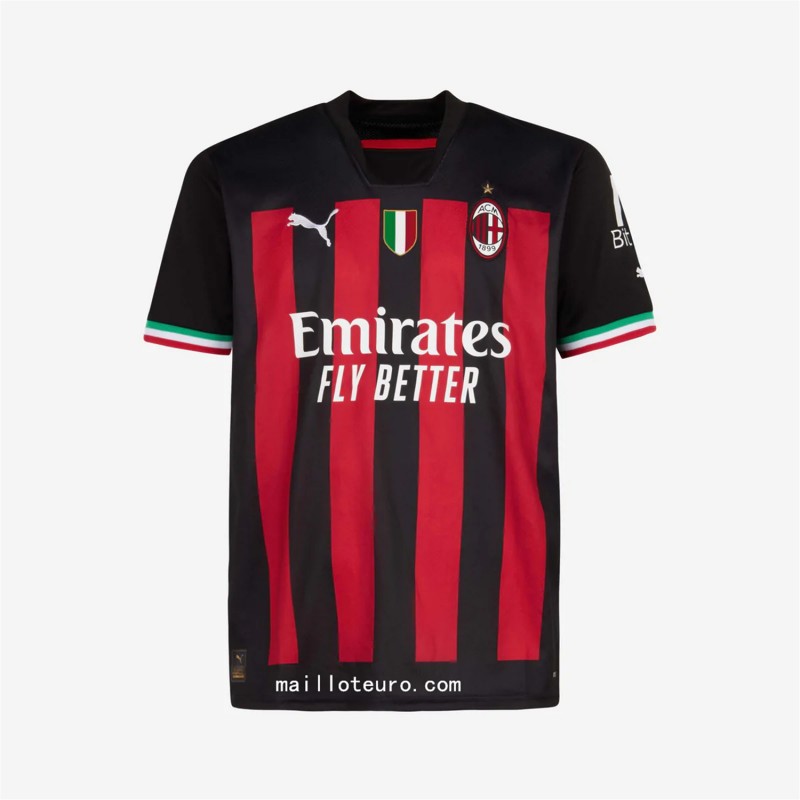 nouveau maillot de football AC Milan 2023 2024 domicile pas cher