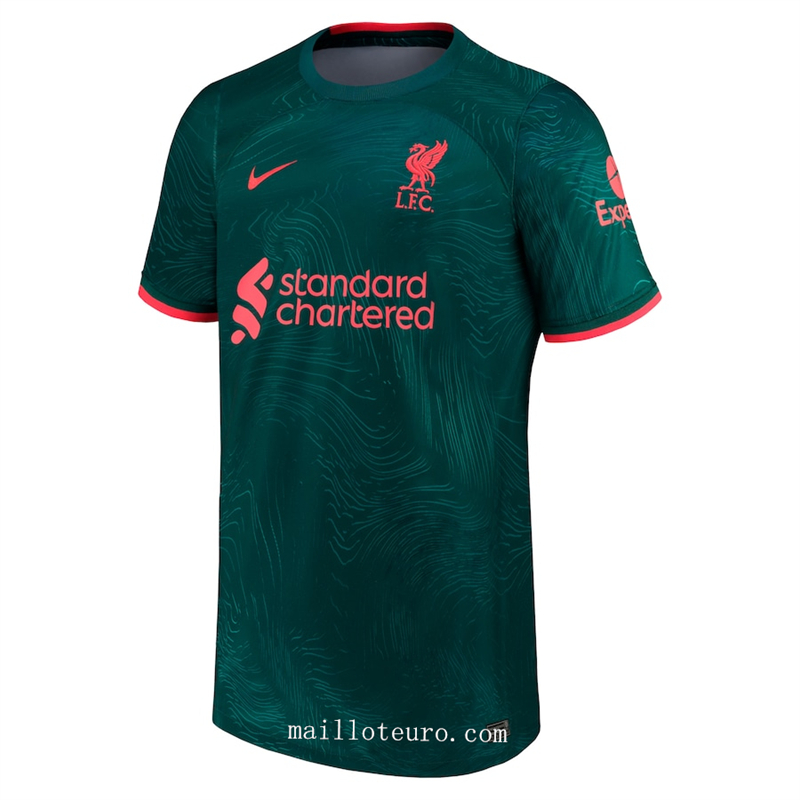 nouveau maillot de foot Liverpool 2023 2024 Third pas cher